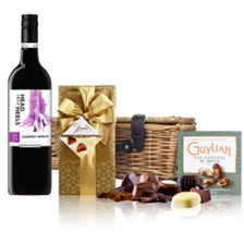 Buy & Send Head over Heels Cabernet Merlot 75cl Red Wine And Chocolates Hamper