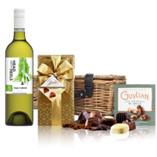 Buy & Send Head over Heels Pinot Grigio 75cl White Wine And Chocolates Hamper