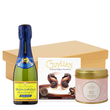 Buy & Send Heidsieck &amp; Co. Monopole Blue Top Brut 20cl & Candle Gift Hamper