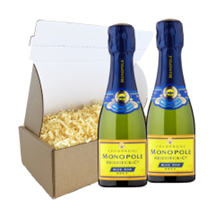 Buy & Send Heidsieck &amp; Co. Monopole Blue Top Brut 20cl Duo Postal Box