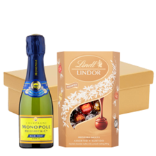 Buy & Send Heidsieck &amp; Co. Monopole Blue Top Brut 20cl And Chocolates In Gift Hamper