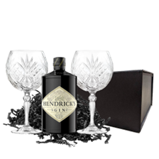 Buy & Send Hendricks Gin 70cl And Melodia Copa Glass Gift Set