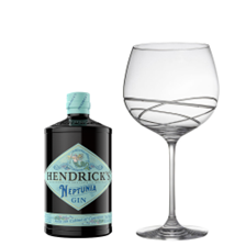Buy & Send Hendricks Neptunia Gin 70cl And Single Gin and Tonic Skye Copa Glass