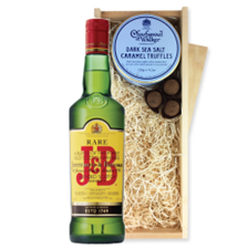 Buy & Send J & B Rare Whisky And Dark Sea Salt Charbonnel Chocolates Box