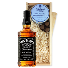 Buy & Send Jack Daniels Tennessee Whisky And Dark Sea Salt Charbonnel Chocolates Box