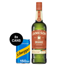Buy & Send Jameson Orange Whiskey 70cl And 8 Cans Of Lemonade