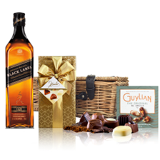 Buy & Send Johnnie Walker Black Label Whisky And Chocolates Hamper