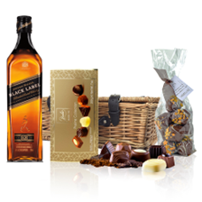Buy & Send Johnnie Walker Black Label Whisky And Chocolates Hamper