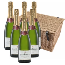 Buy & Send Jules Feraud Brut Champagne 75cl Case of 6 Hamper