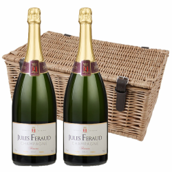 Buy & Send Jules Feraud Brut Champagne Magnum Duo Magnum Hamper (2x150cl)