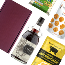 Buy & Send Kraken Black Spiced Rum 70cl Nibbles Hamper