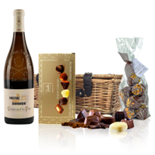 Buy & Send La Bastide, St Dominique Chateauneuf-de-Pape Blanc 75cl White Wine And Chocolates Hamper