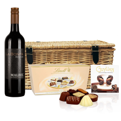 Buy & Send La Bonita Malbec Reserve 70cl And Chocolates Hamper