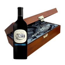 Buy & Send La Forge Merlot 75cl French Red Wine In Luxury Box With Royal Scot Wine Glass