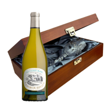 Buy & Send La Forge Sauvignon Blanc 75cl White Wine In Luxury Box With Royal Scot Wine Glass