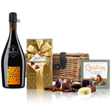 Buy & Send La Grande Dame 2012 Champagne 75cl And Chocolates Hamper