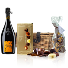 Buy & Send La Grande Dame 2012 Champagne 75cl And Chocolates Hamper