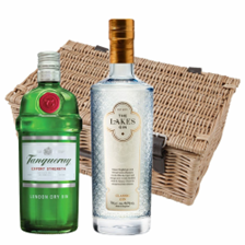 Buy & Send Lakes Gin & Tanqueray Gin Twin Hamper (2x70cl)