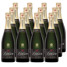 Buy & Send Lanson Le Black Creation 257 Brut Champagne 75cl Crate of 12 Champagne