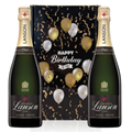 Buy & Send Lanson Le Black Creation Brut Champagne 75cl Happy Birthday Duo Gift Box (2x75cl)