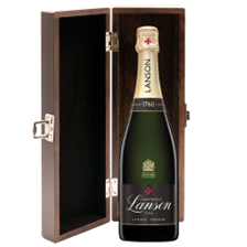 Buy & Send Lanson Le Black Creation Brut Champagne 75cl in Elm Wood Gift Box