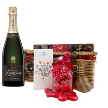 Buy & Send Lanson Le Black Label Brut 75cl Champagne And Chocolate Mothers Day Hamper