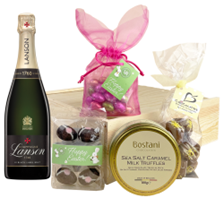 Buy & Send Lanson Le Black Label Brut 75cl Champagne And Easter Gift Box