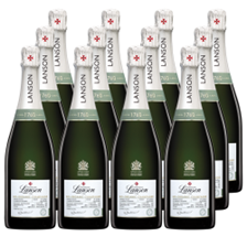 Buy & Send Lanson Le Green Bio-Organic Champagne 75cl Crate of 12 Champagne