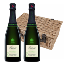 Buy & Send Lanson Le Green Label Organic Champagne 75cl Twin Hamper (2x75cl)