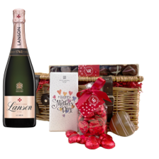 Buy & Send Lanson Le Rose Label Champagne 75cl And Chocolate Mothers Day Hamper