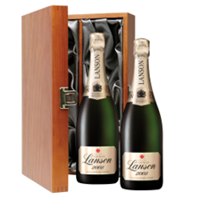 Buy & Send Lanson Le Vintage 2009 Champagne 75cl Double Luxury Gift Boxed Champagne (2x75cl)