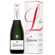 Buy & Send Lanson Le White Label Sec Champagne 75cl