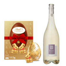 Buy & Send Las Perdices Logia Blanc de Malbec 75cl White Wine and Assorted Box Of Heart Chocolates 215g