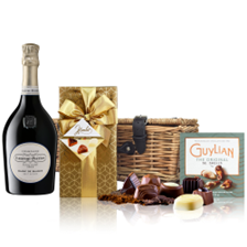 Buy & Send Laurent Perrier Blanc de Blancs Champagne 75cl And Chocolates Hamper