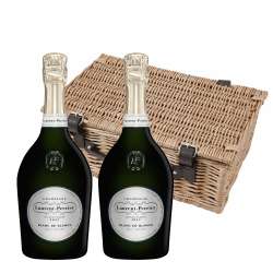 Buy & Send Laurent Perrier Blanc de Blancs Champagne 75cl Twin Hamper (2x75cl)