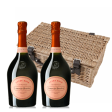 Buy & Send Laurent Perrier Cuvee Rose Champagne 75cl Twin Hamper (2x75cl)