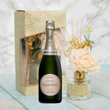 Buy & Send Laurent Perrier Demi-Sec NV 75cl With Magnolia & Mulberry Desire Floral Diffuser