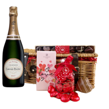 Buy & Send Laurent Perrier La Cuvee Champagne 75cl And Chocolate Valentines Hamper