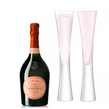 Buy & Send Laurent Perrier Rose Champagne 75cl with LSA Blush Flutes