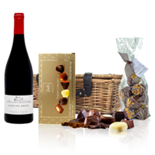 Buy & Send Les Violettes Cotes du Rhone 75cl Red Wine And Chocolates Hamper