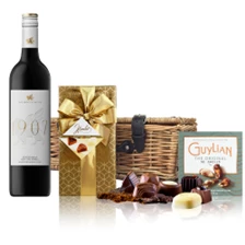 Buy & Send Lou Miranda Estate Centenarian Old Vine Shiraz 75cl Red Wine And Chocolates Hamper
