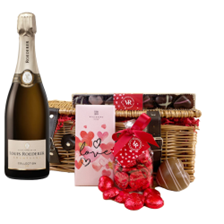 Buy & Send Louis Roederer Collection 243 Champagne 75cl And Chocolate Valentines Hamper