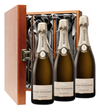Buy & Send Louis Roederer Collection 243 Champagne 75cl Treble Luxury Gift Boxed Champagne