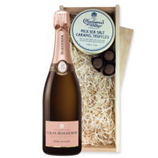 Buy & Send Louis Roederer Vintage Rose 2016 75cl And Milk Sea Salt Charbonnel Chocolates Box