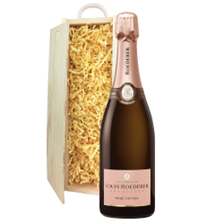 Buy & Send Louis Roederer Vintage Rose 2016 75cl In Wooden Sliding Lid Gift Box