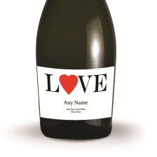 Buy & Send Personalised Prosecco - Love Label