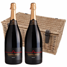 Buy & Send Magnum Of Chapel Down Brut English Sparkling 150cl Duo Magnum Hamper (2x150cl)