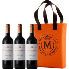 Buy & Send Marques De Murrieta Rioja Treble Luxury Leather Bottle Bag (3x75cl)
