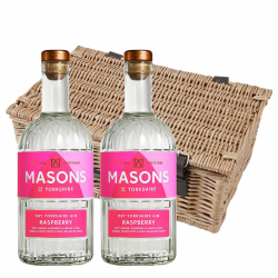 Buy & Send Masons Of Yorkshire Raspberry Gin 70cl Twin Hamper (2x70cl)