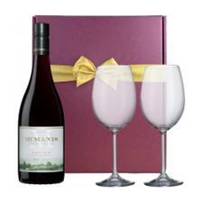 Buy & Send McManis Pinot Noir 75cl Red Wine & Wine Glasses Gift Box